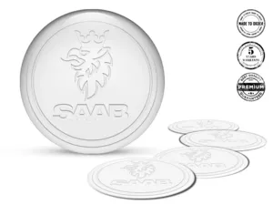 Saab Radaufkleber Edition Luxus-Silikon-Stil